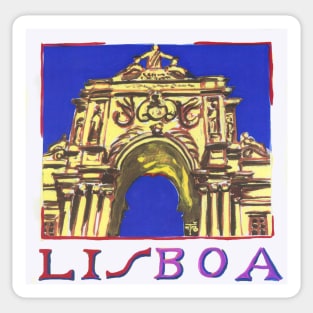 Rua Augusta. Lisbon Sticker